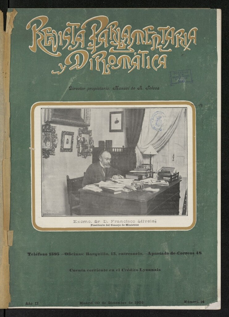 Miniatura de Revista Parlamentaria y Diplomática del 20 de diciembre de 1902, nº 14