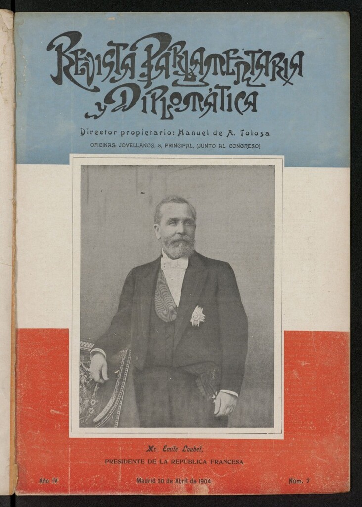 Miniatura de Revista Parlamentaria y Diplomática del 30 de abril de 1904, nº 7