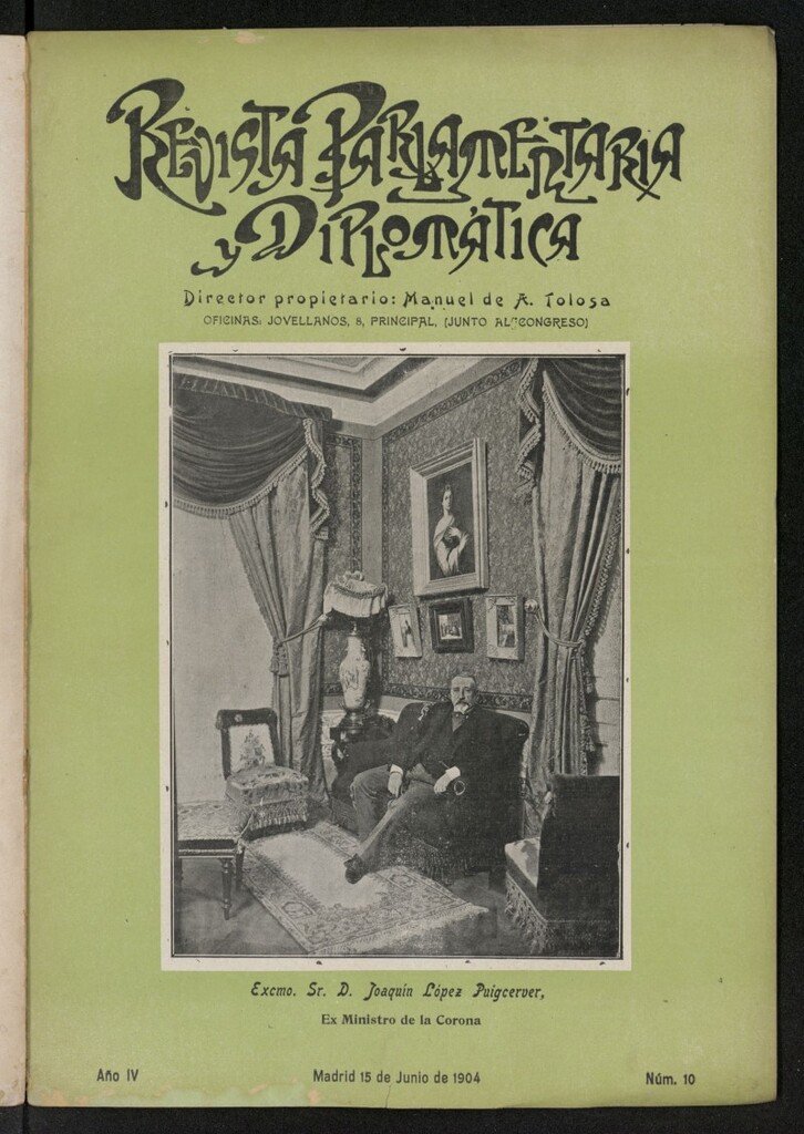 Miniatura de Revista Parlamentaria y Diplomática del 15 de junio de 1904, nº 10