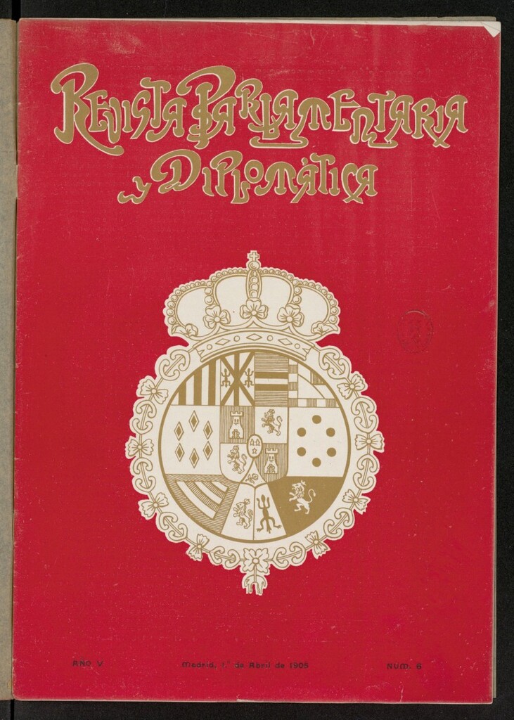 Miniatura de Revista Parlamentaria y Diplomática del 1 de abril de 1905, nº 6