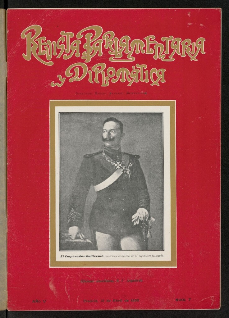 Miniatura de Revista Parlamentaria y Diplomática del 15 de abril de 1905, nº 7