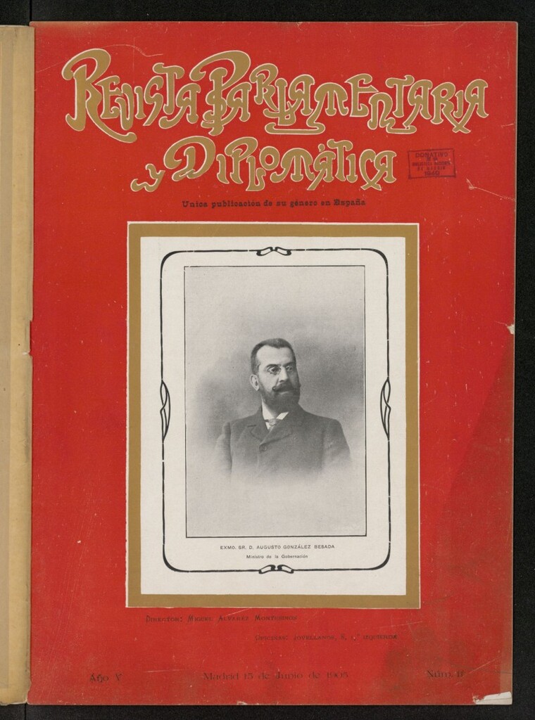 Miniatura de Revista Parlamentaria y Diplomática del 15 de junio de 1905, nº 11