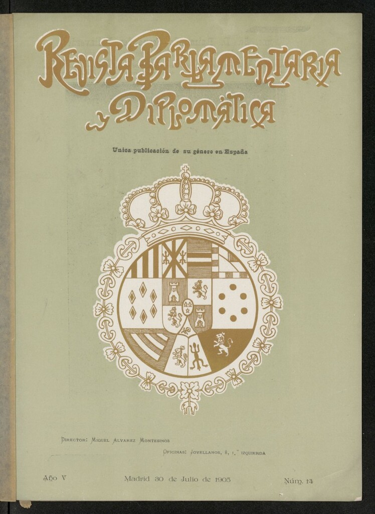 Miniatura de Revista Parlamentaria y Diplomática del 30 de julio de 1905, nº 14