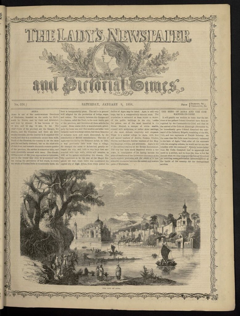 Miniatura de The Lady´s Newspaper and Pictorial Times del 9 de enero de 1858, nº 576