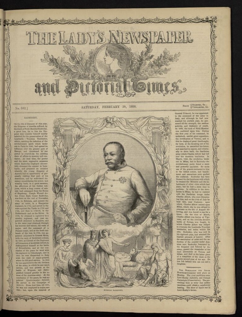 Miniatura de The Lady´s Newspaper and Pictorial Times del 20 de febrero de 1858, nº 582