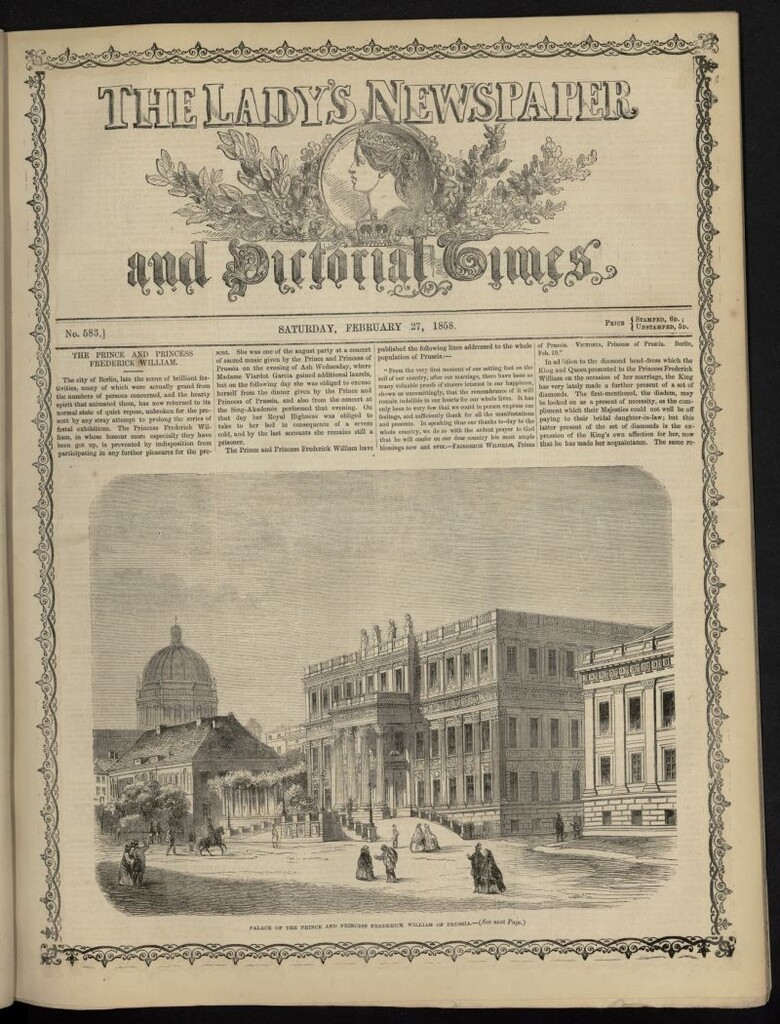 Miniatura de The Lady´s Newspaper and Pictorial Times del 27 de febrero de 1858, nº 583