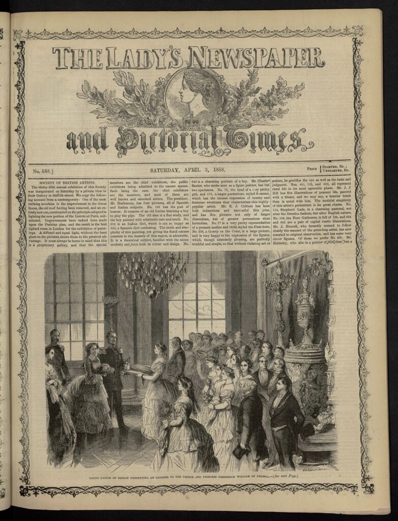 Miniatura de The Lady´s Newspaper and Pictorial Times del 3 de abril de 1858, nº 588