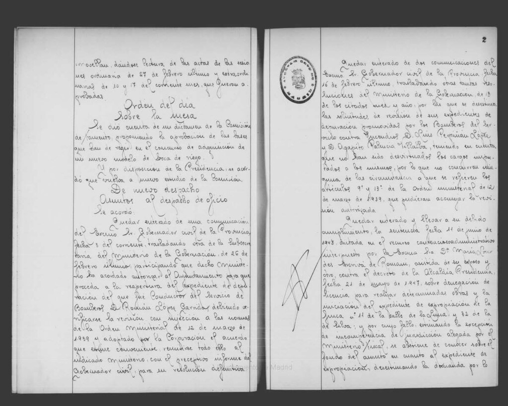 Miniatura de Actas de acuerdos del Ayuntamiento. Tomo 838 del año 1953 (27 marzo a 31 julio)