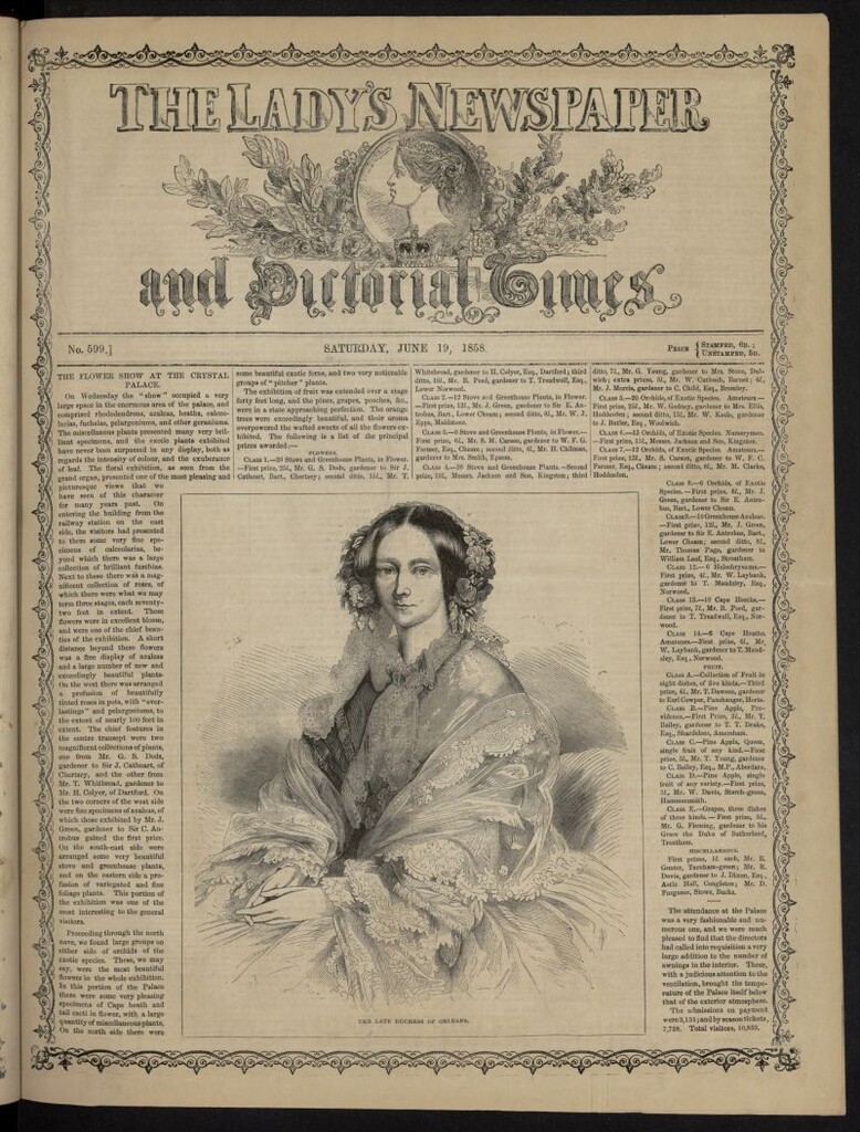 Miniatura de The Lady´s Newspaper and Pictorial Times del 19 de junio de 1858, nº 599