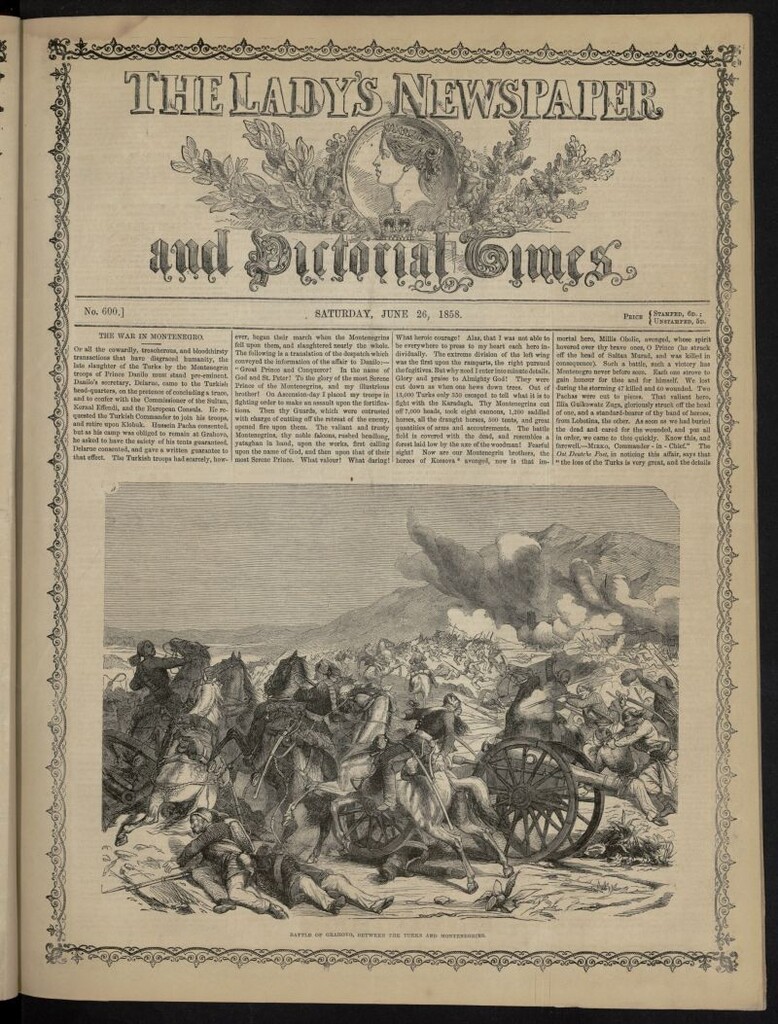 Miniatura de The Lady´s Newspaper and Pictorial Times del 26 de junio de 1858, nº 600