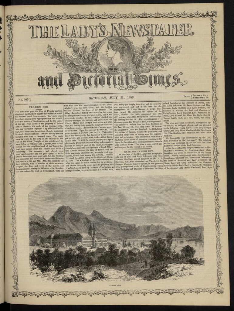 Miniatura de The Lady´s Newspaper and Pictorial Times del 31 de julio de 1858, nº 602