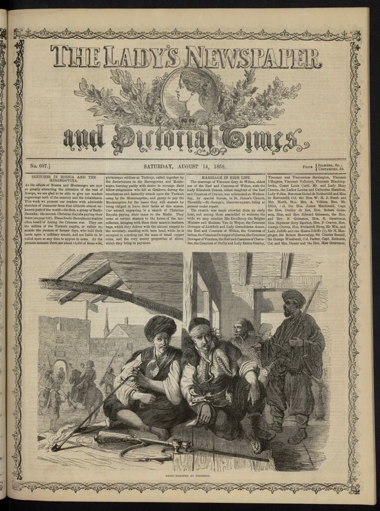 Miniatura de The Lady´s Newspaper and Pictorial Times del 14 de agosto de 1858, nº 607