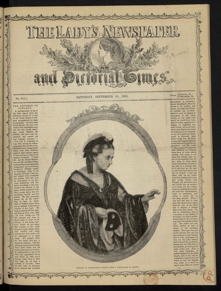 Miniatura de The Lady´s Newspaper and Pictorial Times del 18 de septiembre de 1858, nº 612