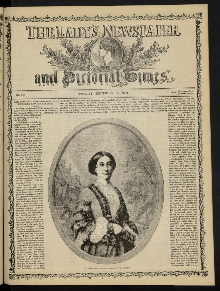 Miniatura de The Lady´s Newspaper and Pictorial Times del 25 de septiembre de 1858, nº 613