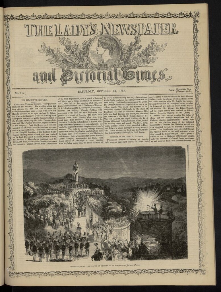 Miniatura de The Lady´s Newspaper and Pictorial Times del 23 de octubre de 1858, nº 617