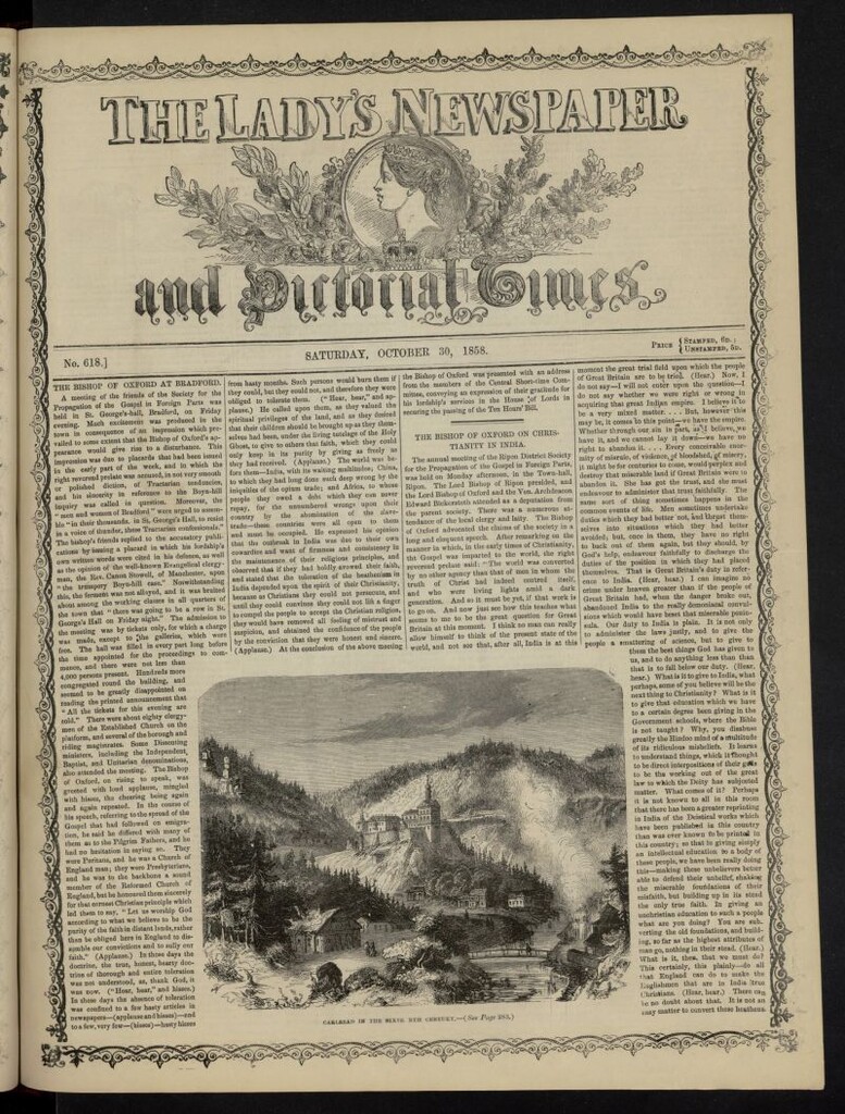 Miniatura de The Lady´s Newspaper and Pictorial Times del 30 de octubre de 1858, nº 618