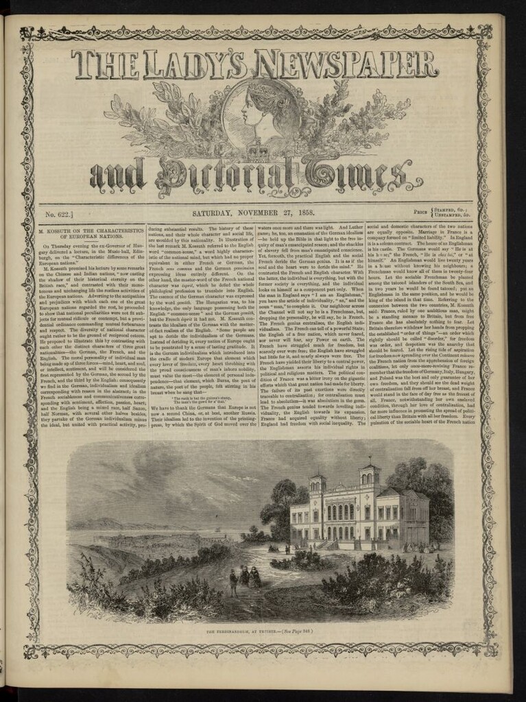 Miniatura de The Lady´s Newspaper and Pictorial Times del 27 de noviembre de 1858, nº 622