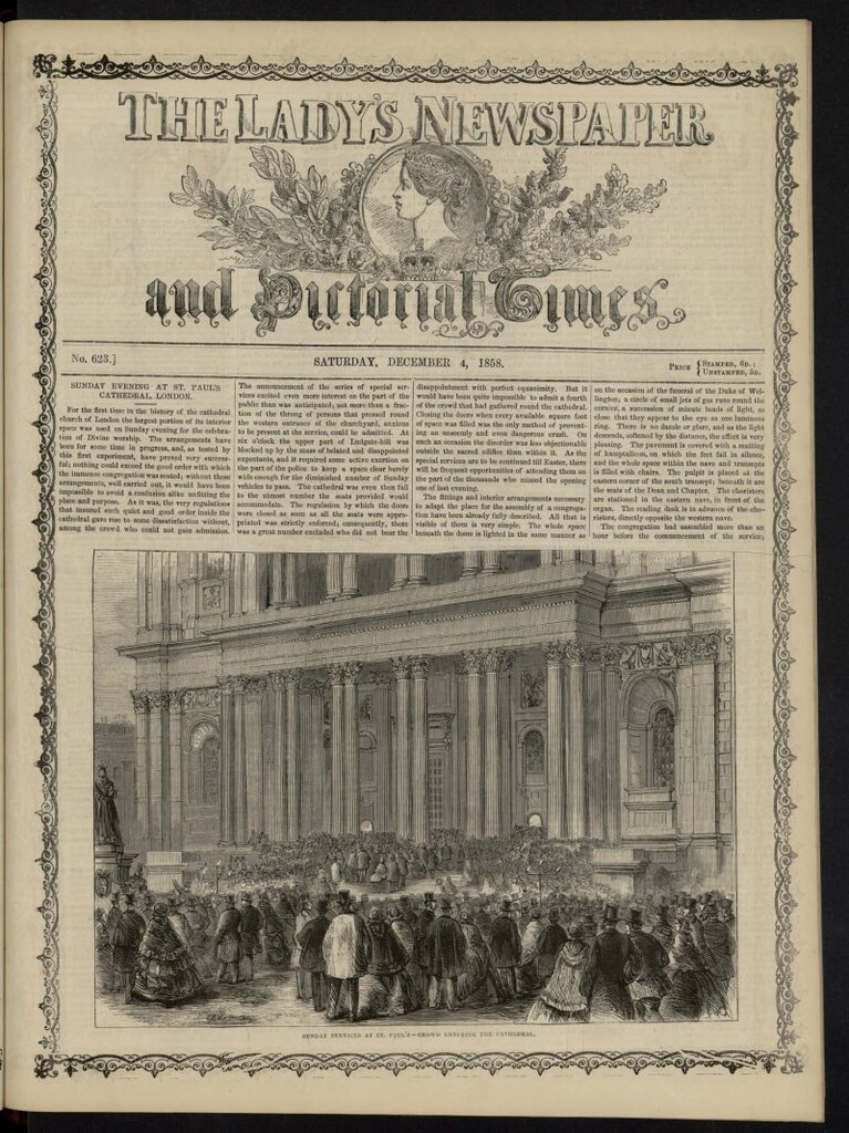 Miniatura de The Lady´s Newspaper and Pictorial Times del 4 de diciembre de 1858, nº 623