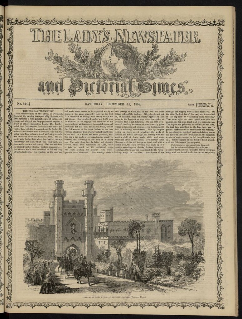 Miniatura de The Lady´s Newspaper and Pictorial Times del 11 de diciembre de 1858, nº 624