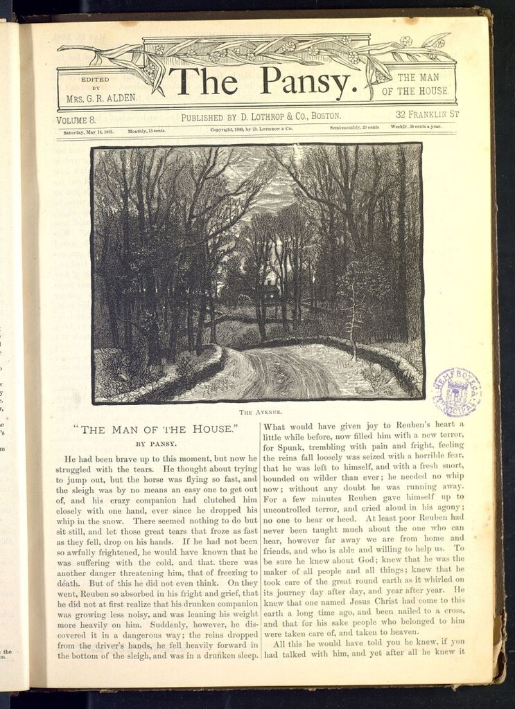 Miniatura de The Pansy del 14 de mayo de 1881