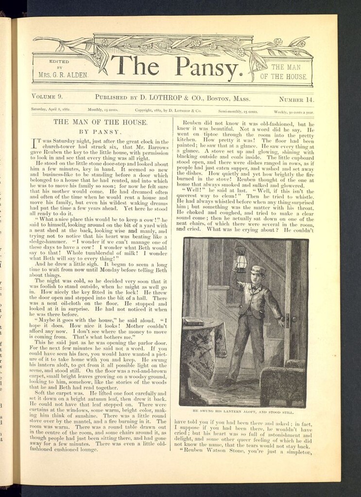 Miniatura de The Pansy del 8 de abril de 1882, nº 14