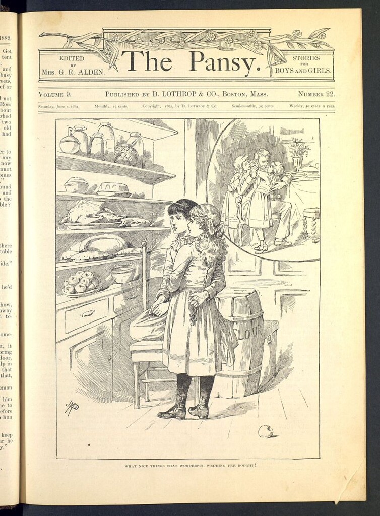 Miniatura de The Pansy del 3 de junio de 1882, nº 22