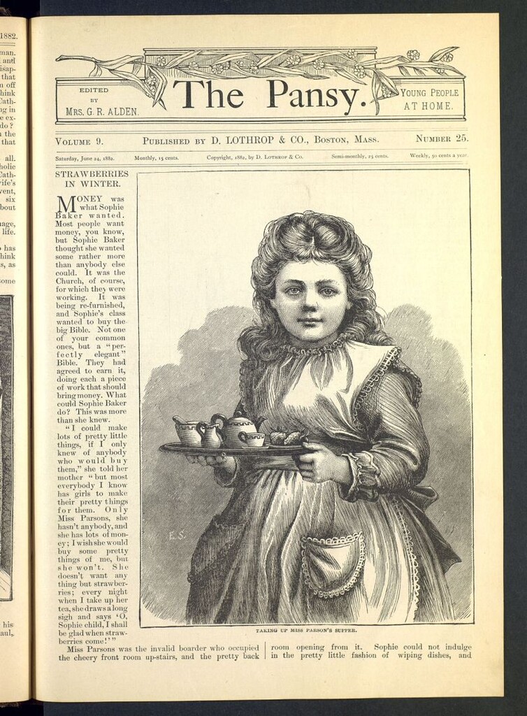 Miniatura de The Pansy del 24 de junio de 1882, nº 25
