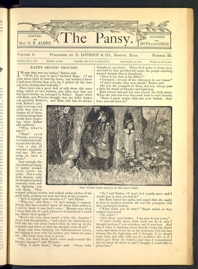 Miniatura de The Pansy del 1 de julio de 1882, nº 26