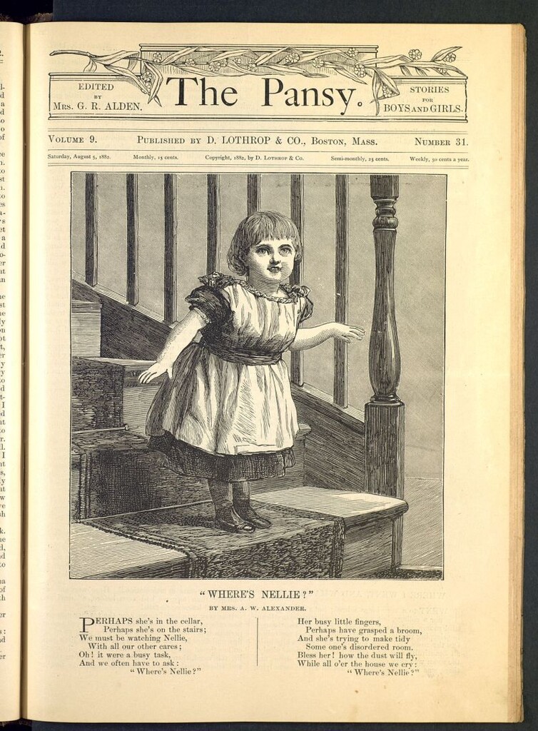 Miniatura de The Pansy del 5 de agosto de 1882, nº 31