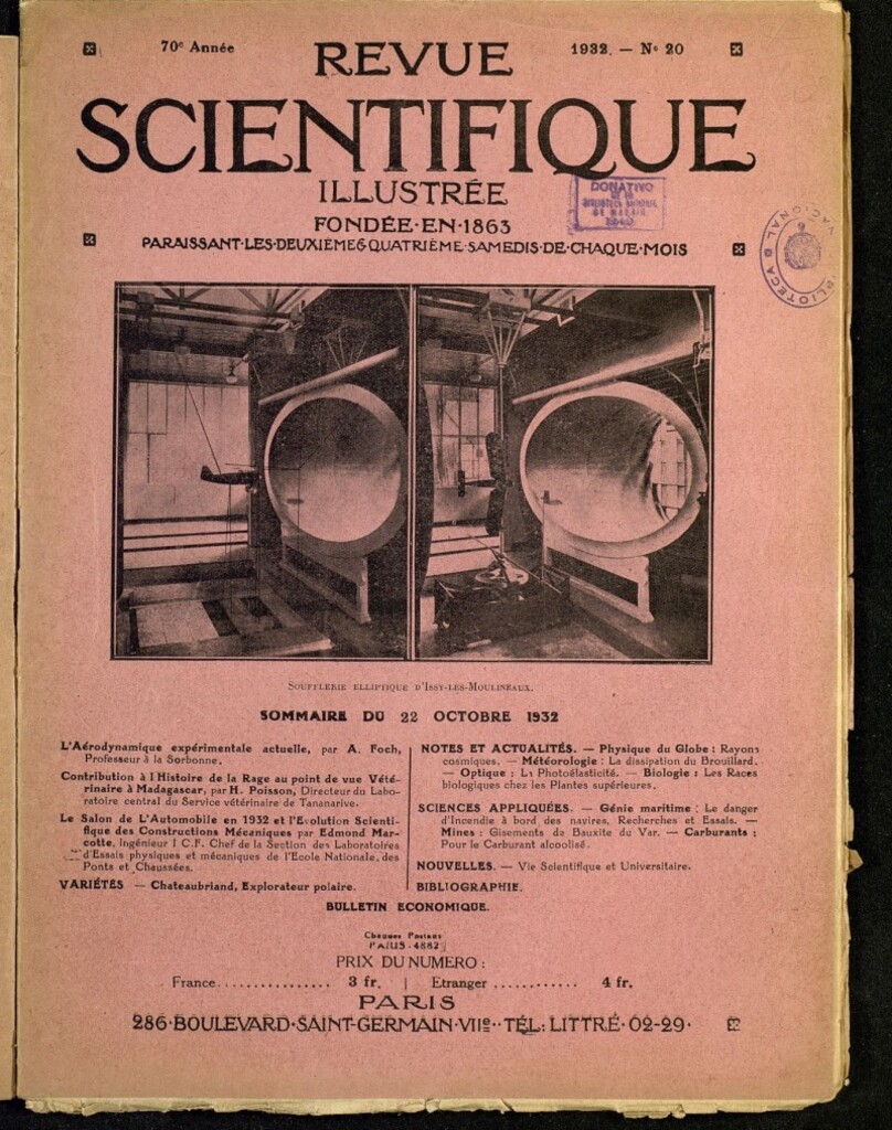 Miniatura de Revue Scientifique : revue rose del 22 de octubre de 1932, nº 20