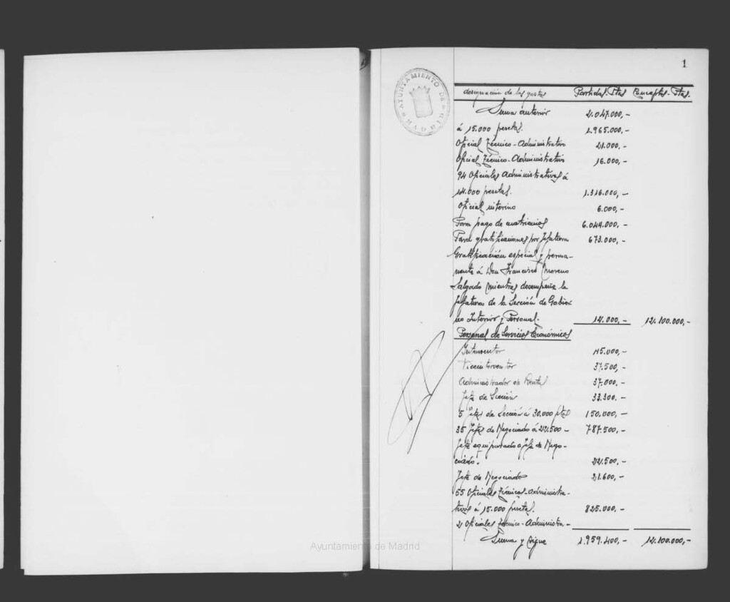 Miniatura de Actas de acuerdos del Ayuntamiento. Tomo 847 del año 1954 (10 diciembre 1954 a 4 febrero 1955)
