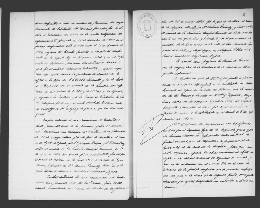 Miniatura de Actas de acuerdos del Ayuntamiento. Tomo 857 del año 1955 (27 abril a 15 junio)