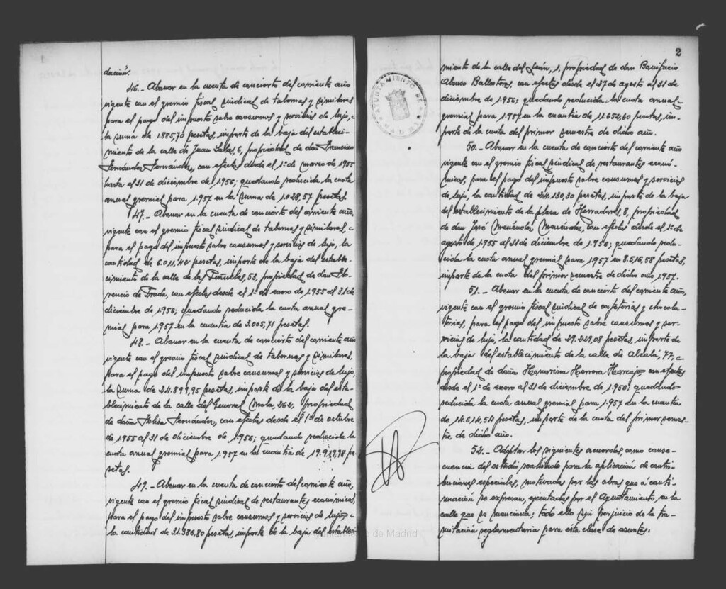 Miniatura de Actas de acuerdos del Ayuntamiento. Tomo 867 del año 1956 (3 agosto a 17 octubre)