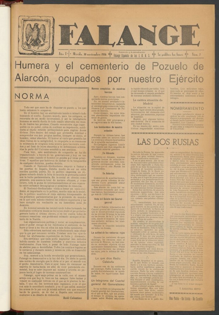 Miniatura de Falange