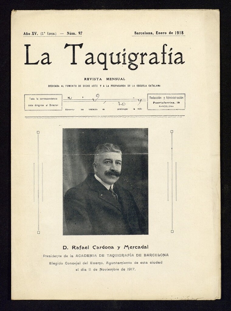 Miniatura de La Taquigrafía. Enero de 1918, nº 97
