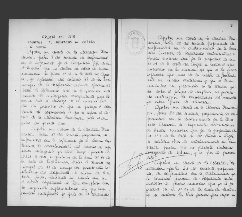 Miniatura de Actas de acuerdos del Ayuntamiento. Tomo 895 del año 1960 (29 enero a 16 marzo)