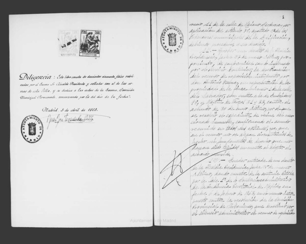Miniatura de Actas de acuerdos del Ayuntamiento. Tomo 928 del año 1963 (3 abril a 8 mayo)
