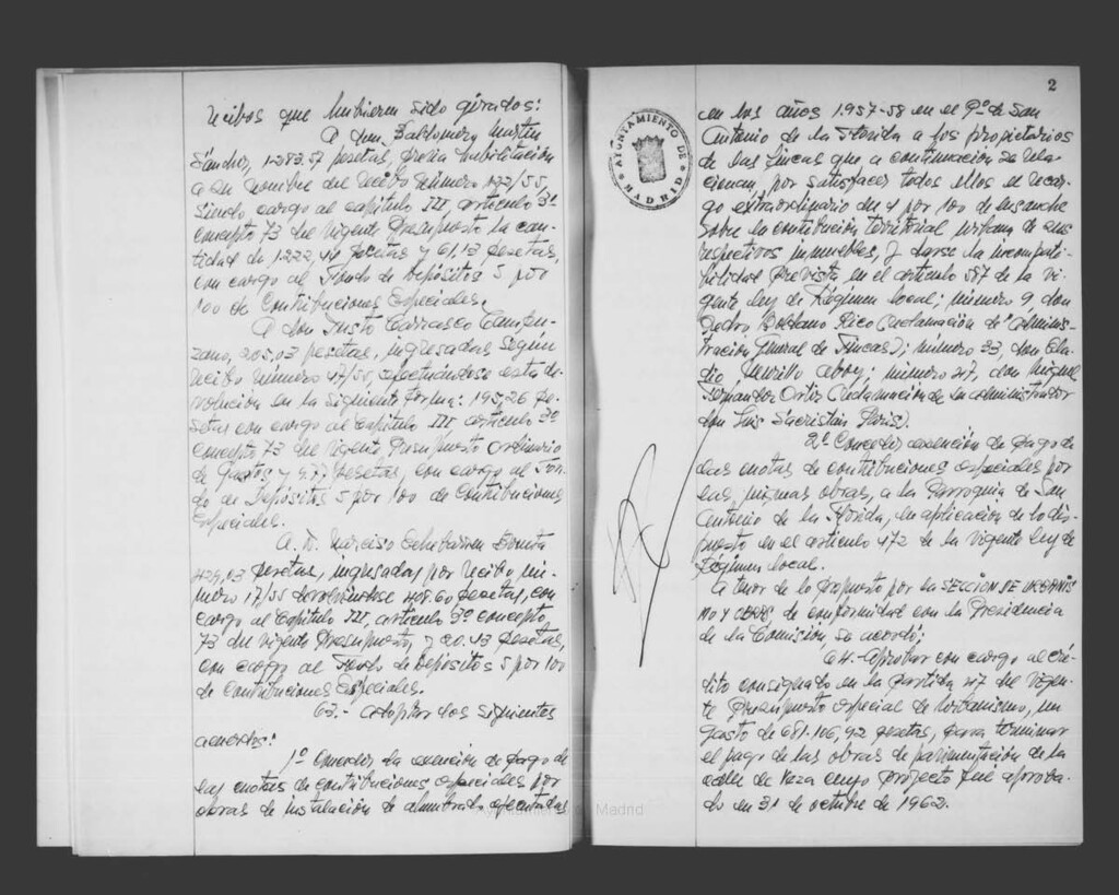 Miniatura de Actas de acuerdos del Ayuntamiento. Tomo 929 del año 1963 (8 mayo a 19 junio)