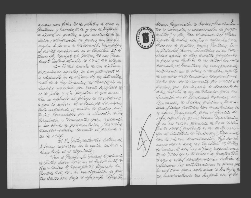 Miniatura de Actas de acuerdos del Ayuntamiento. Tomo 938 del año 1964 (15 abril a 17 junio)