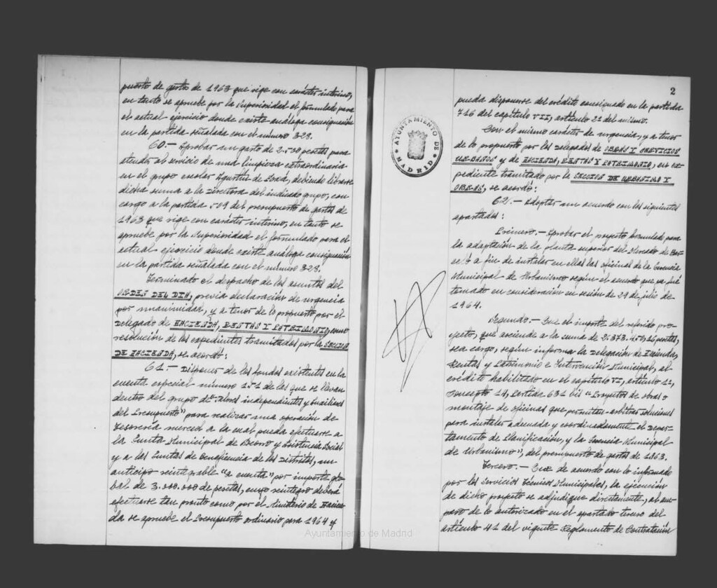 Miniatura de Actas de acuerdos del Ayuntamiento. Tomo 941 del año 1964 (21 octubre a 23 diciembre)