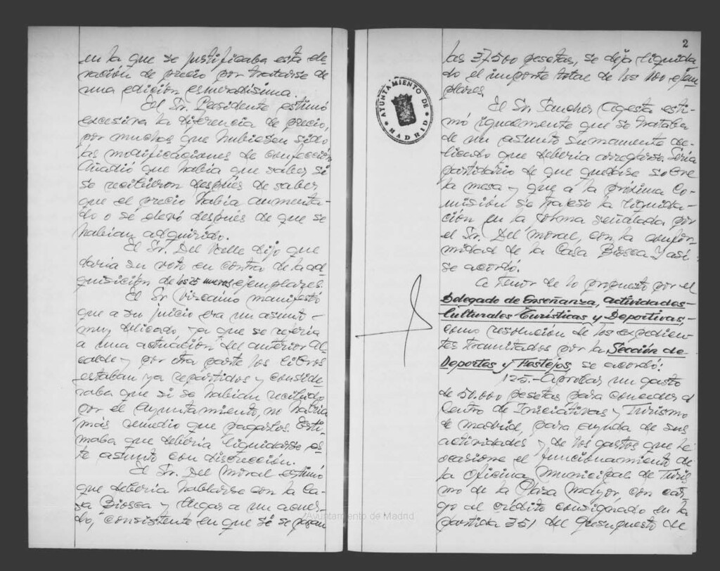 Miniatura de Actas de acuerdos del Ayuntamiento. Tomo 945 del año 1965 (21 abril a 9 junio)