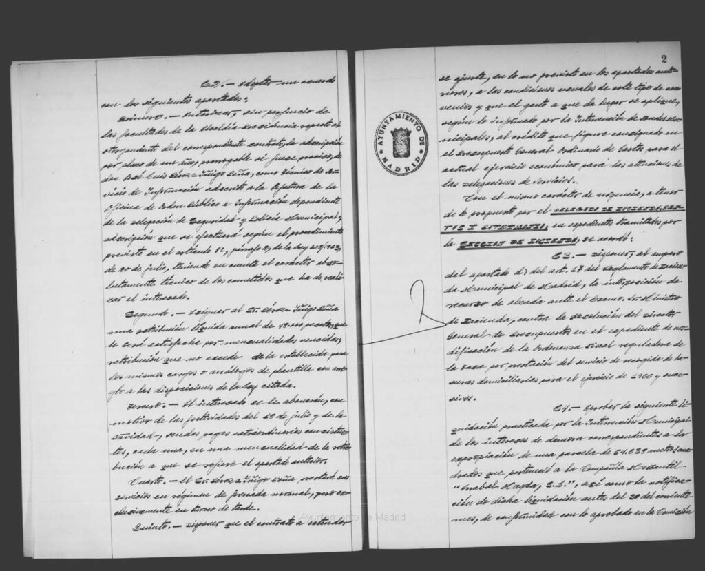 Miniatura de Actas de acuerdos del Ayuntamiento. Tomo 953 del año 1966 (26 enero a 23 marzo)
