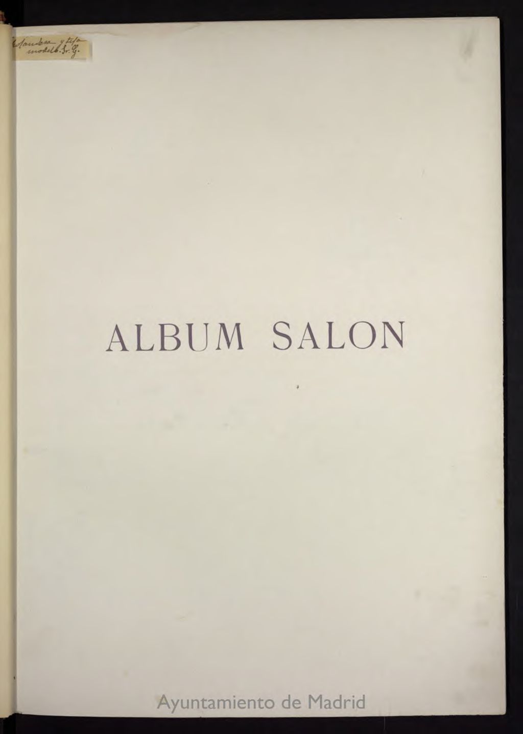 Miniatura de Album Salón de 1903