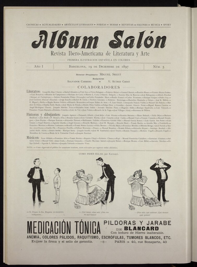 Miniatura de Album Salón del 19 de diciembre de 1897, nº 5