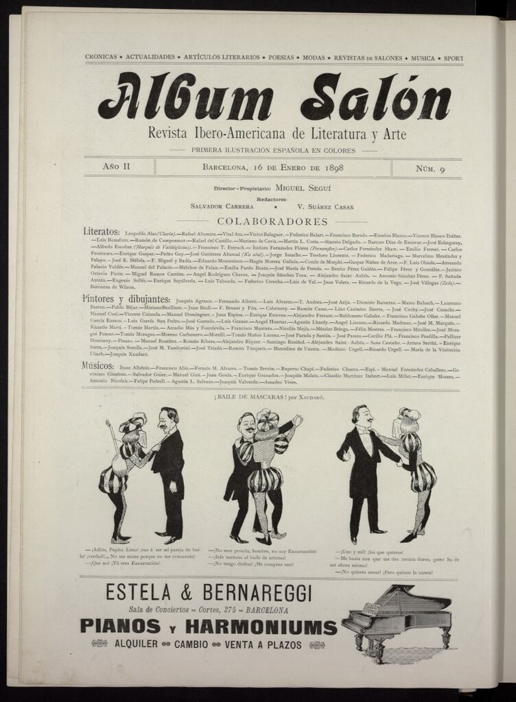 Miniatura de Album Salón del 16 de enero de 1898, nº 9