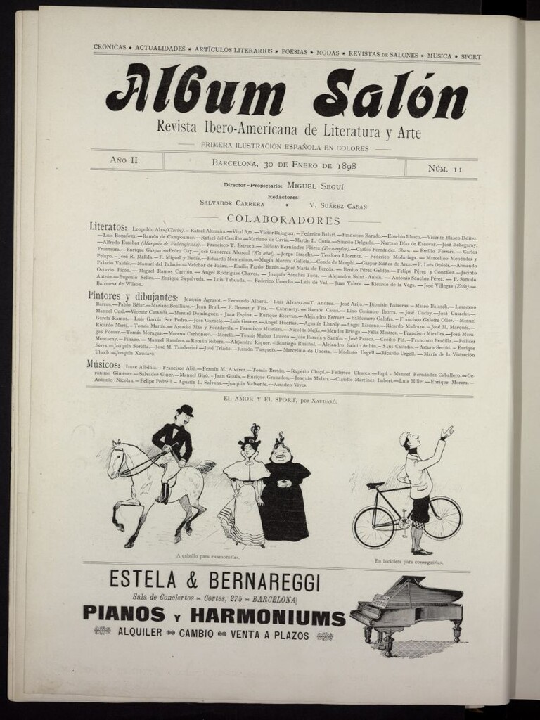 Miniatura de Album Salón del 30 de enero de 1898, nº 11
