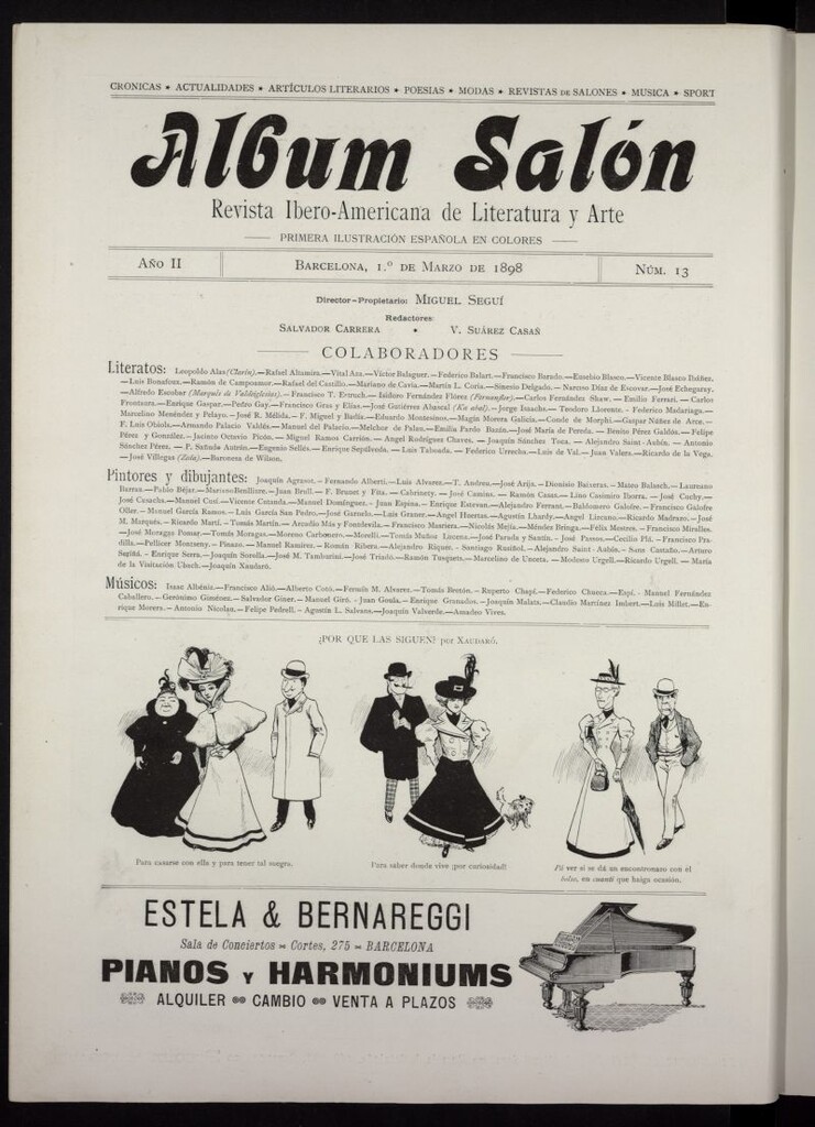 Miniatura de Album Salón del 1 de marzo de 1898, nº 13