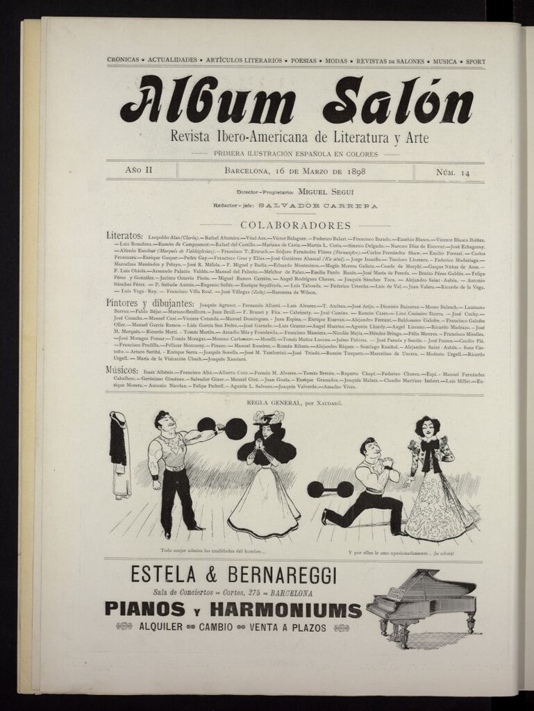 Miniatura de Album Salón del 16 de marzo de 1898, nº 14