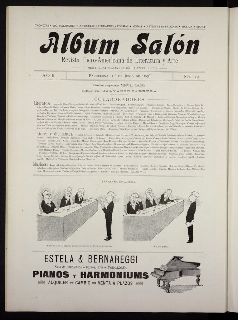 Miniatura de Album Salón del 1 de junio de 1898, nº 19