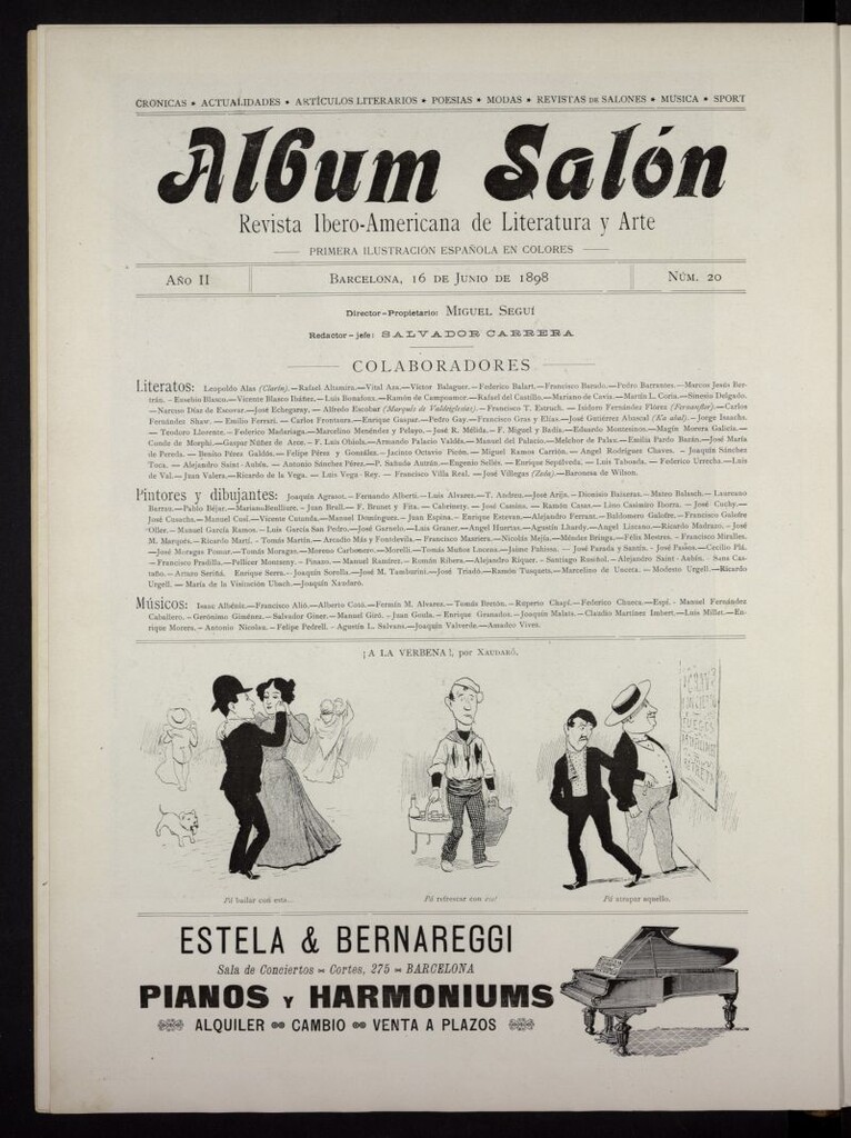 Miniatura de Album Salón del 16 de junio de 1898, nº 20